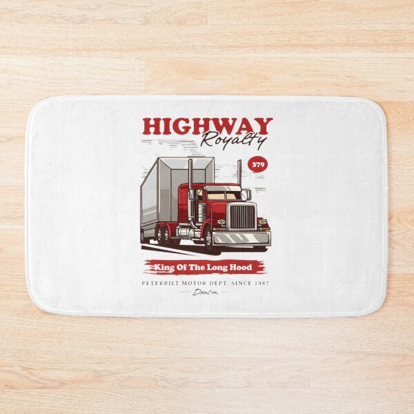 Item preview, Red Peterbilt Semi Truck with Box Trailer Hauler Design designed and sold by JeremyMcs.