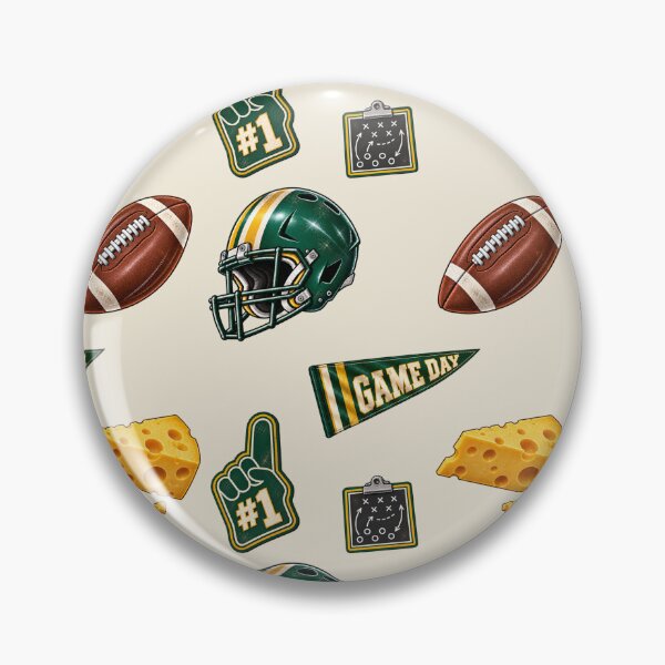 Item preview, Green Bay Football Pattern – Green & Gold Game Day designed and sold by SnugbugStudios.