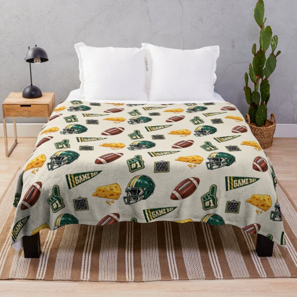 Item preview, Green Bay Football Pattern – Green & Gold Game Day designed and sold by SnugbugStudios.