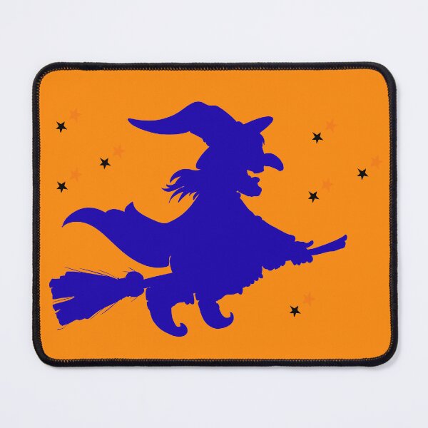 Item preview, Flying Witch on Broomstick Magic Halloween Silhouette designed and sold by SolutionsArt.