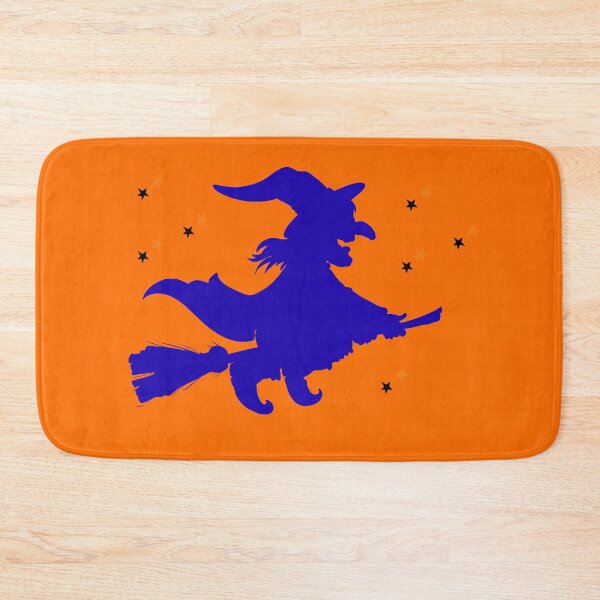 Item preview, Flying Witch on Broomstick Magic Halloween Silhouette designed and sold by SolutionsArt.