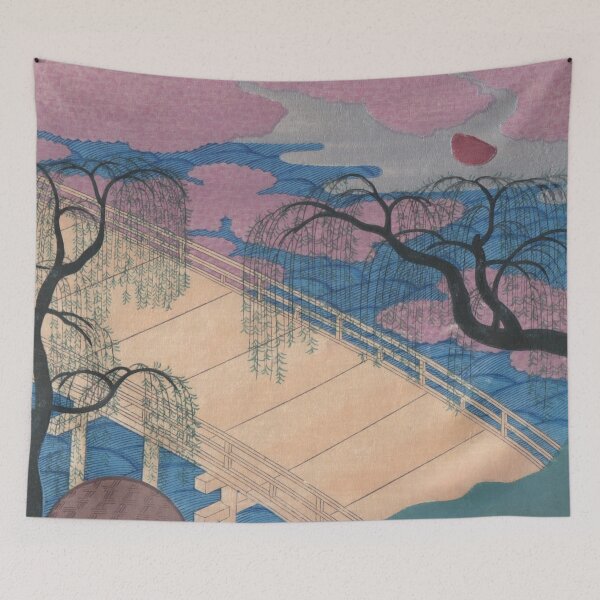 Item preview, Willows and Bridge - Ogata Korin designed and sold by Onodera.