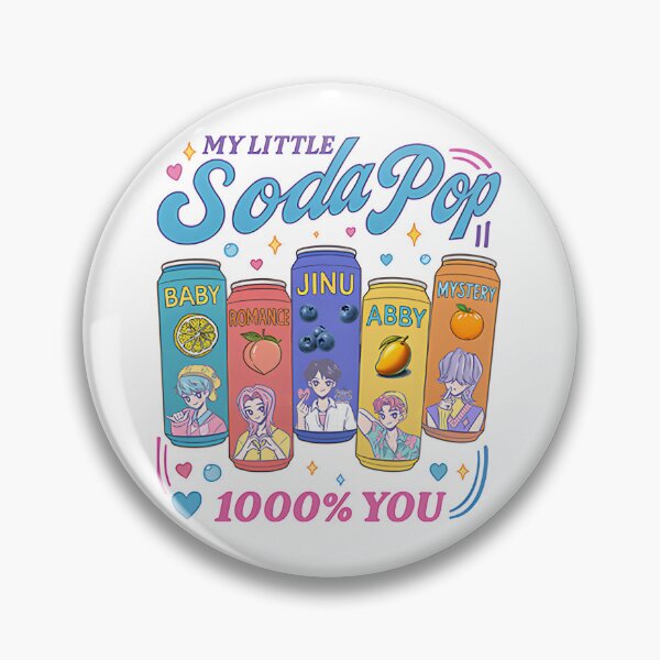 Item preview, My Little Soda Pop Saja Boys Kpop Demon Inspired Fan Art Design designed and sold by SpaceWaifu.