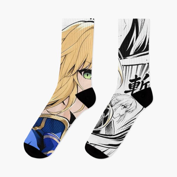 Item preview, Saber | Blonde Anime Warrior in Blue Royal Armor – Elegant Fantasy Manga Character Art designed and sold by Dyan4.