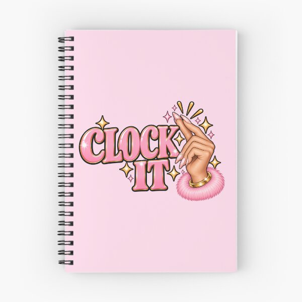 Item preview, Clock It Pink Glam Finger Snap Sticker designed and sold by WorldofTravels.