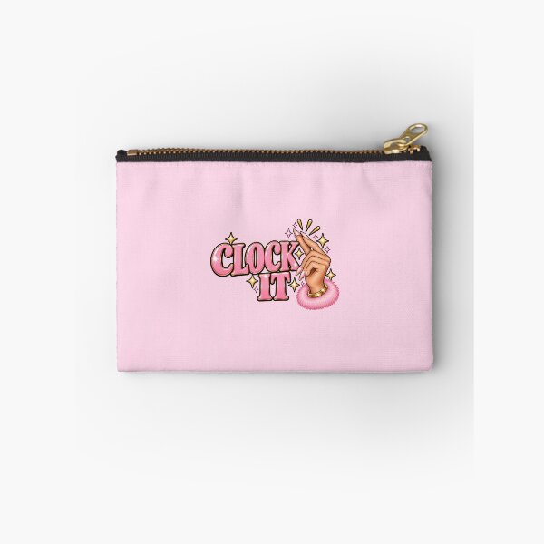 Item preview, Clock It Pink Glam Finger Snap Sticker designed and sold by WorldofTravels.