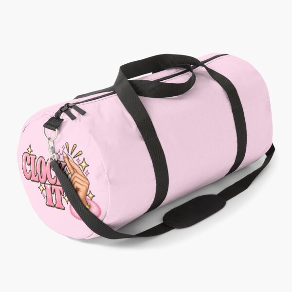 Item preview, Clock It Pink Glam Finger Snap Sticker designed and sold by WorldofTravels.