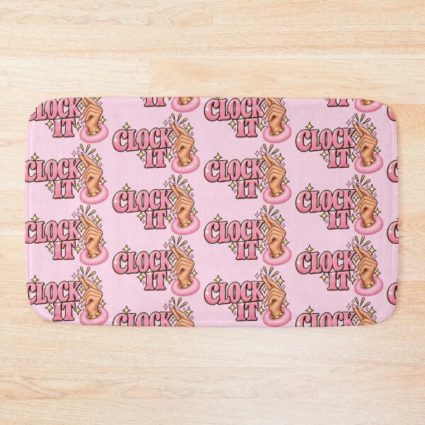 Item preview, Clock It Pink Glam Finger Snap Sticker designed and sold by WorldofTravels.