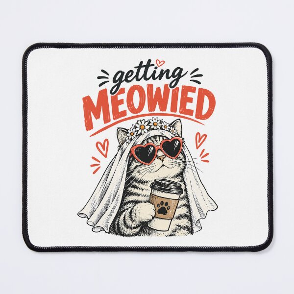 Item preview, Getting Meowied Funny Getting Married Cat Bride designed and sold by andre-hollow.