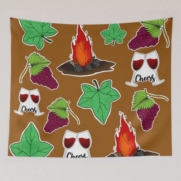 Item preview, September Autumn Vibes – Zentangle Leaves, Berries & Cozy Nights Pattern designed and sold by FioreDiCiliegio.