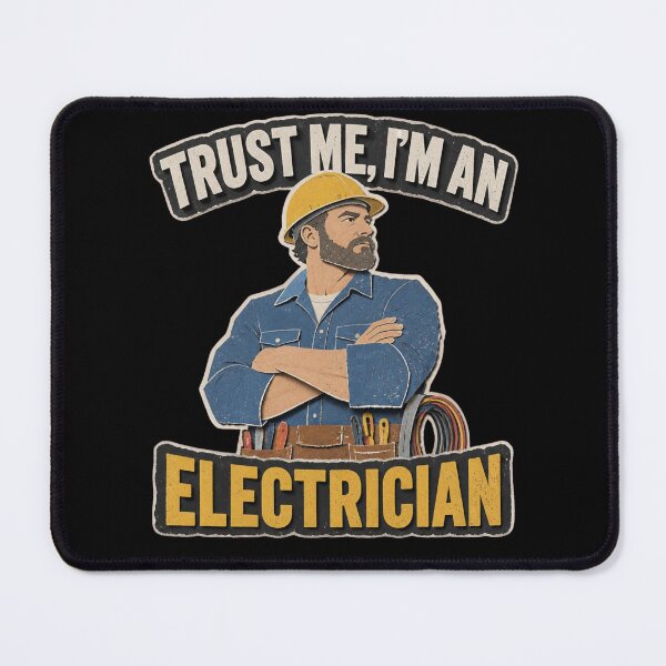 Item preview, Trust Me, I'm an Electrician – Funny Electrician Vintage Work Shirt designed and sold by nivadaofficiel2.