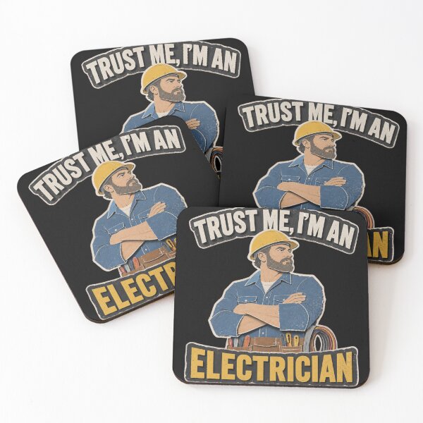 Item preview, Trust Me, I'm an Electrician – Funny Electrician Vintage Work Shirt designed and sold by nivadaofficiel2.