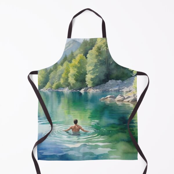 Item preview, Turquoise Mountain Lake - Into the Quiet designed and sold by Prachodayat Artworks.