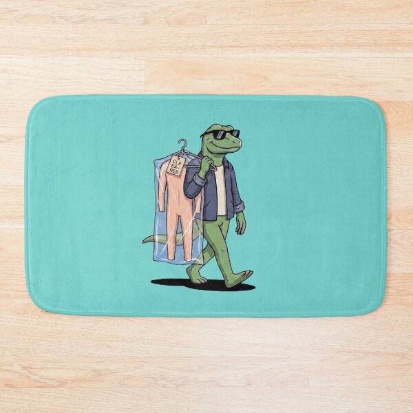 Item preview, Lizard Person Picking Up A Human Suit designed and sold by Rare By Hero.