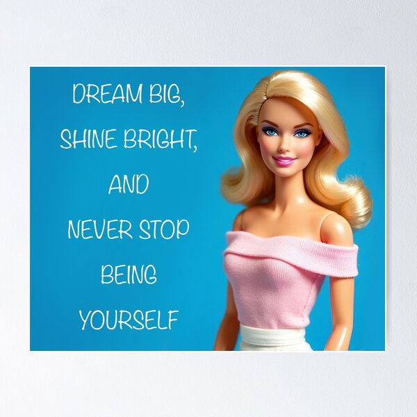 Item preview, Blonde Doll Motivational Quote designed and sold by Skayana.