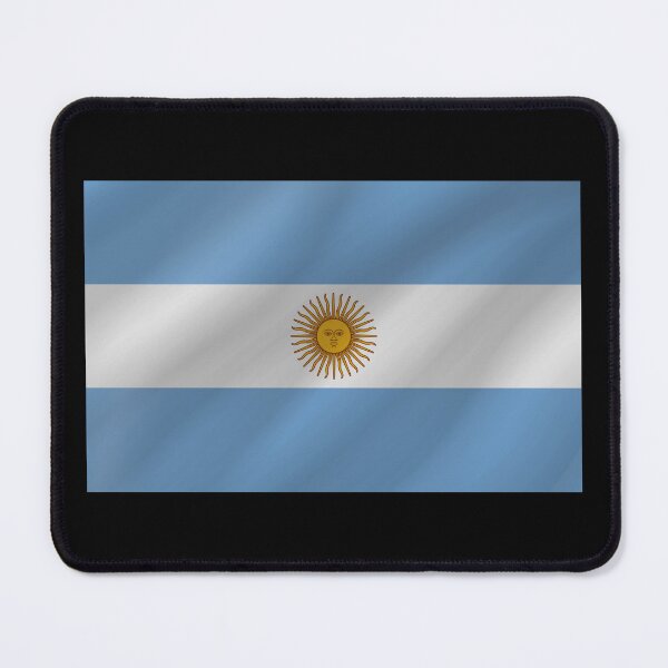 Item preview, Argentine Flag Wave Argentina Pride Design designed and sold by yazdogs.