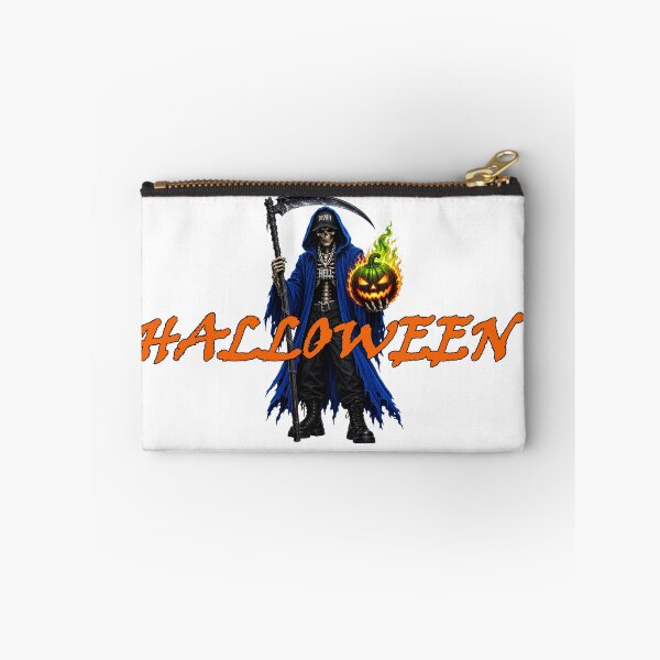 Item preview, halloween skeleton with pumpkin 2 designed and sold by natalik2024.