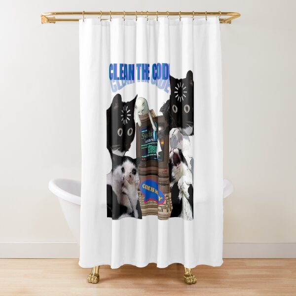 Item preview, Clean The Code Cat Meme - Programmer & Developer Humor designed and sold by aysenism.