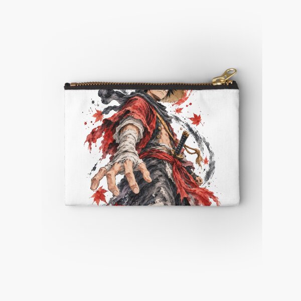 Item preview, Luffy One Piece Samurai Warrior Watercolor Art - Straw Hat Ronin T Shirt designed and sold by Dlvznbm.