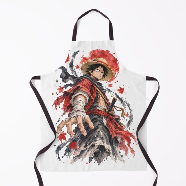 Item preview, Luffy One Piece Samurai Warrior Watercolor Art - Straw Hat Ronin T Shirt designed and sold by Dlvznbm.