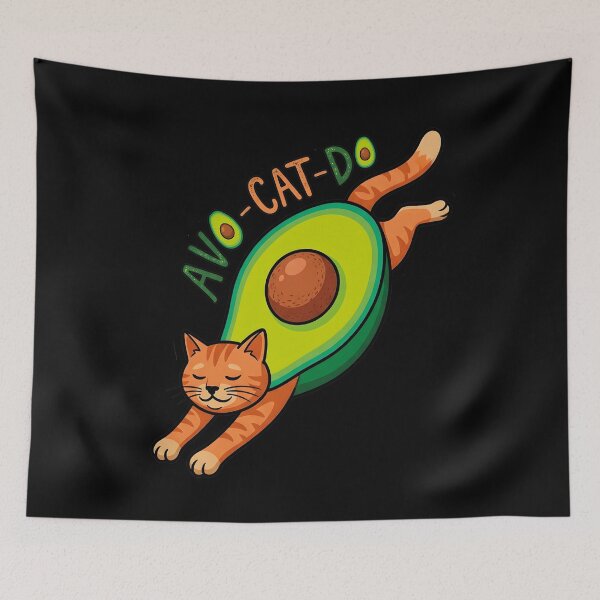 Item preview, Avocato Cat Shirt |  Funny Avocado Cat T-Shirt | Cute Kawaii Foodie Cat Lovers designed and sold by al21ex.