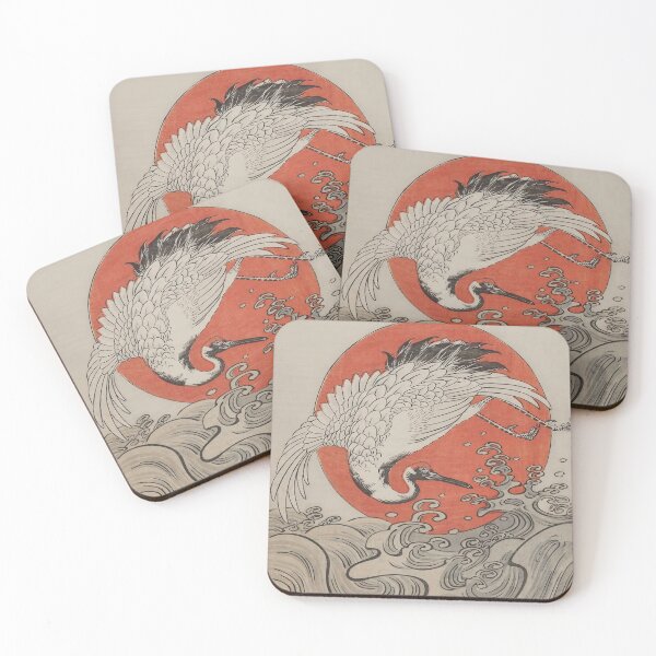 Item preview, Crane, Waves and Rising Sun designed and sold by Onodera.