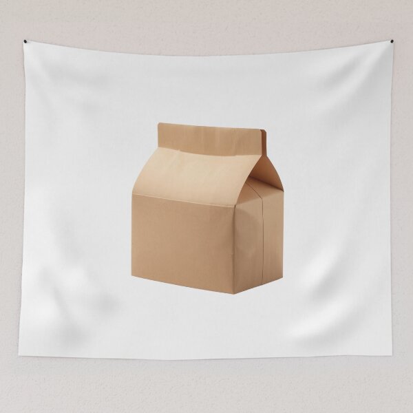 Item preview, Eco Friendly Kraft Paper Bag Box Minimalist Mockup designed and sold by VELORIA706.