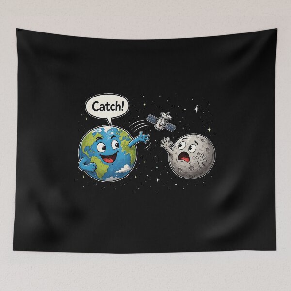 Item preview, Earth Moon Space Exploration Science designed and sold by Animavera.