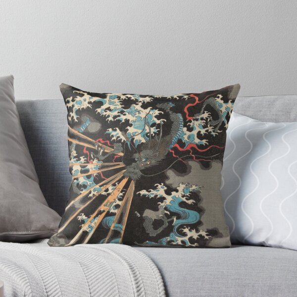 Item preview, Utagawa Yoshikazu - Dragon Japanese Ukiyo-e designed and sold by Onodera.