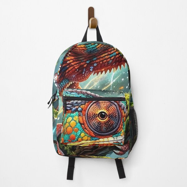 Item preview, Chameleon - Vibrant Tropical Jungle Art designed and sold by Lucid Dream Pixel.