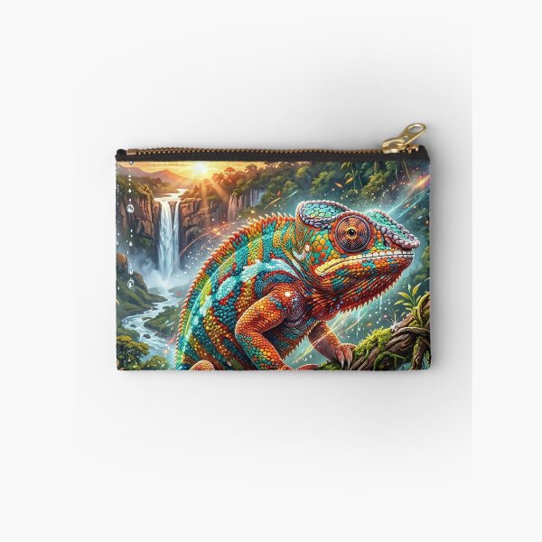 Item preview, Chameleon - Vibrant Tropical Jungle Art designed and sold by Lucid Dream Pixel.