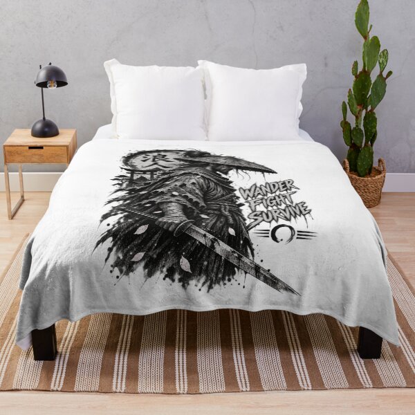 Item preview, Ronin Warrior Wander Fight Survive Japanese Samurai Art designed and sold by Onviton.