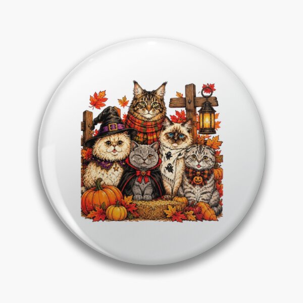 Item preview, Spooky Halloween cats  designed and sold by JonysCreativeDesigns.