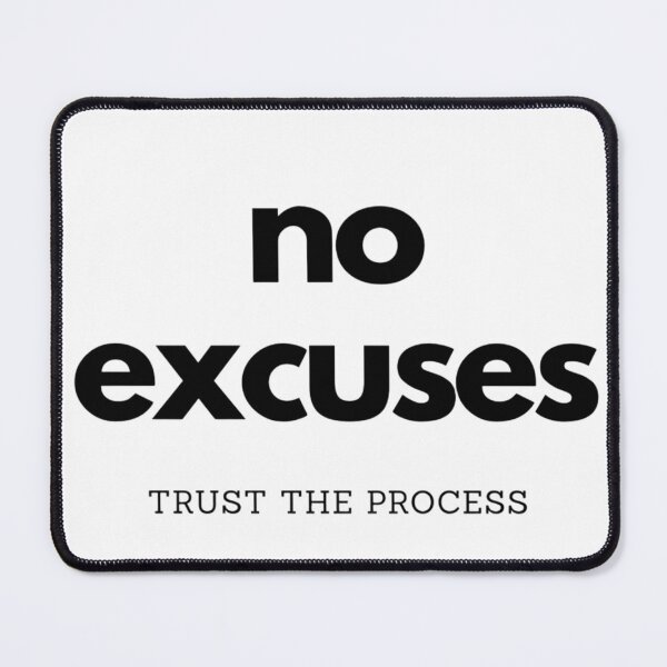 Item preview, No Excuses designed and sold by LoomNLight.