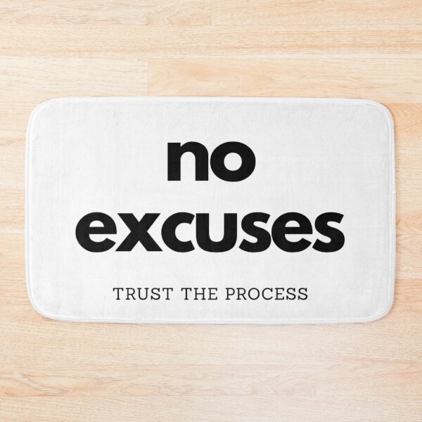 Item preview, No Excuses designed and sold by LoomNLight.