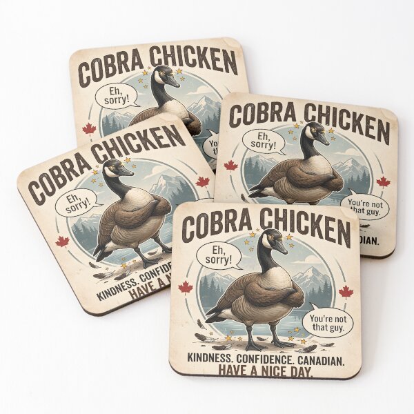 Item preview, Cobra Chicken Eh Sorry Funny Canada Goose Graphic designed and sold by Sybille-Yates.