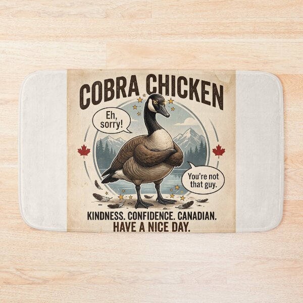 Item preview, Cobra Chicken Eh Sorry Funny Canada Goose Graphic designed and sold by Sybille-Yates.