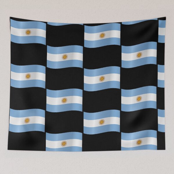 Artikelvorschau, Argentinische Flagge weht – Design des argentinischen Stolzes entworfen und verkauft von yazdogs.