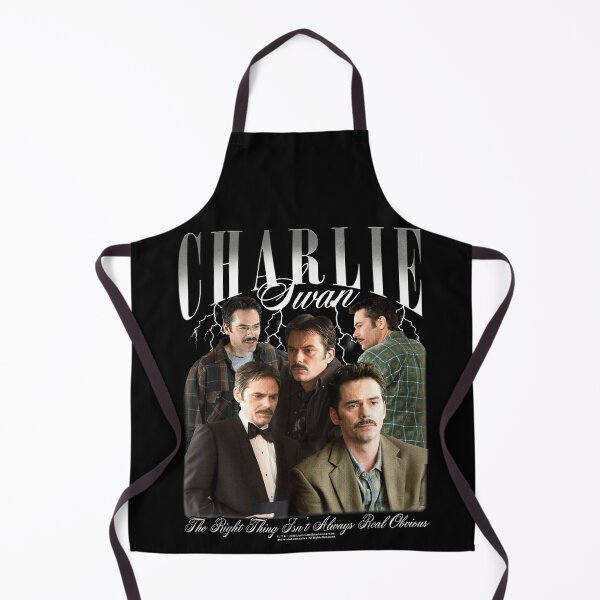 Item preview, Charlie Swan The Right Thing Isnt Always Real Obvious Twilight Saga Movie Character Collage Fan Apparel designed and sold by slmfams.