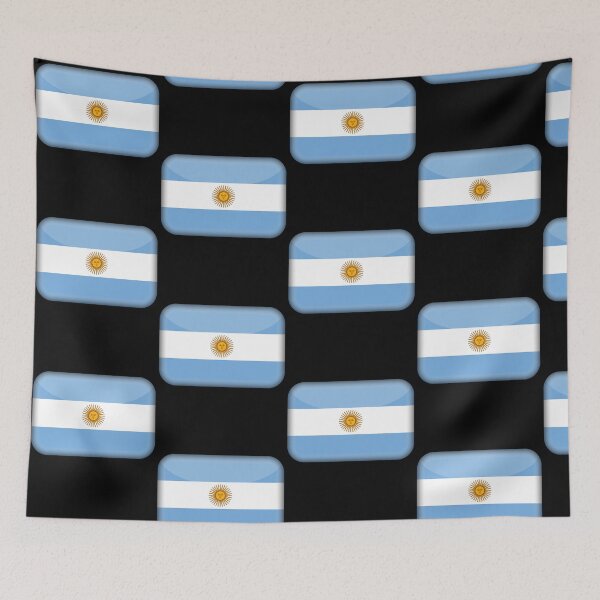 Artikelvorschau, Argentinische 3D-Flagge – Design des argentinischen Stolzes entworfen und verkauft von yazdogs.