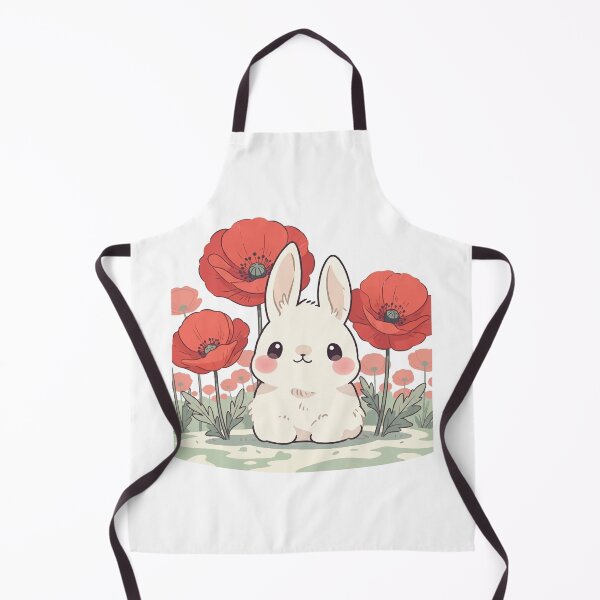 Item preview, Bunny in the Poppies field  designed and sold by YLinDesign.
