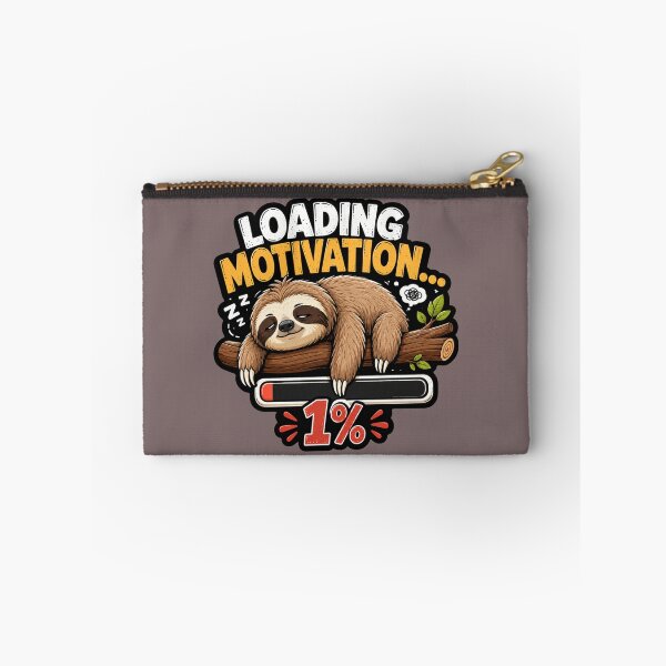 Item preview, Loading Motivation 1% Lazy Sloth designed and sold by PixoNest.