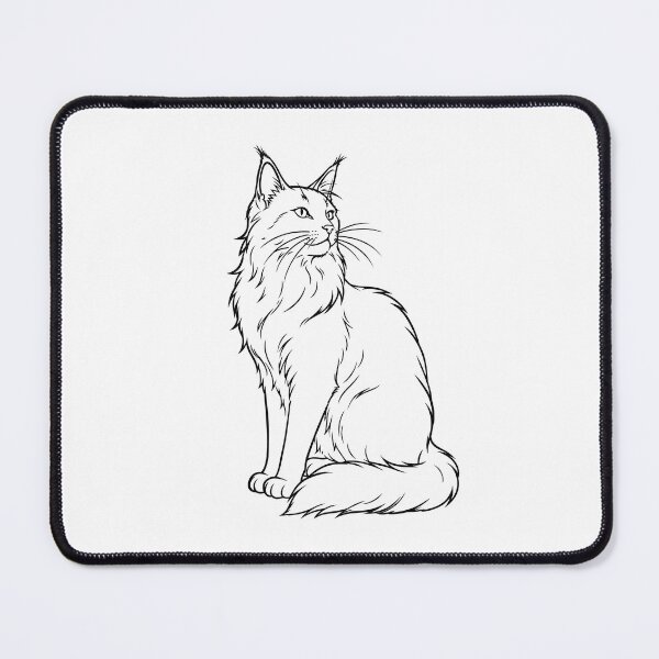 Item preview, Majestic Long Haired Cat designed and sold by ArtPer-design.