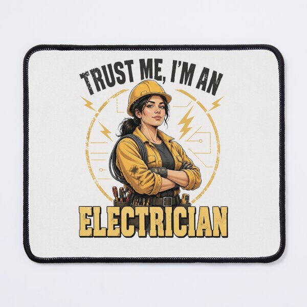 Item preview, Trust Me, I'm an Electrician – Funny Electrician Vintage Work Shirt designed and sold by nivadaofficiel2.