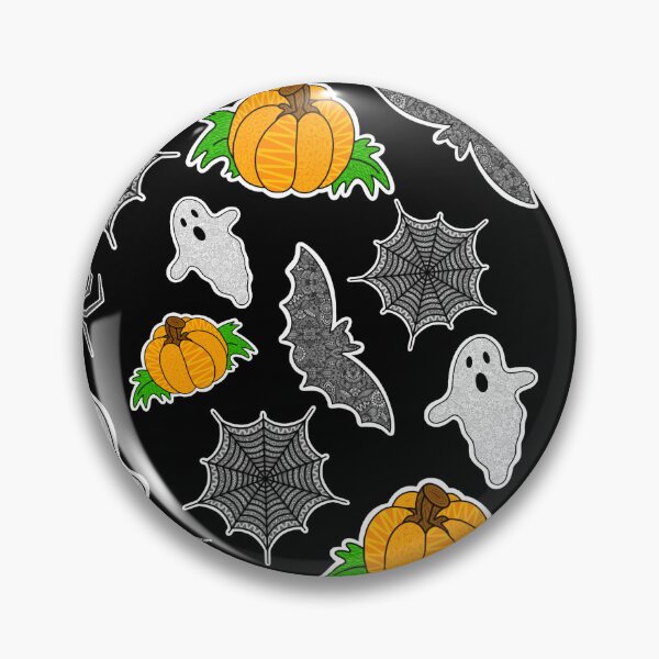 Artikelvorschau, Halloween im Oktober – Gruseliges Zentangle-Nachtmuster entworfen und verkauft von FioreDiCiliegio.