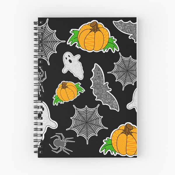 Artikelvorschau, Halloween im Oktober – Gruseliges Zentangle-Nachtmuster entworfen und verkauft von FioreDiCiliegio.