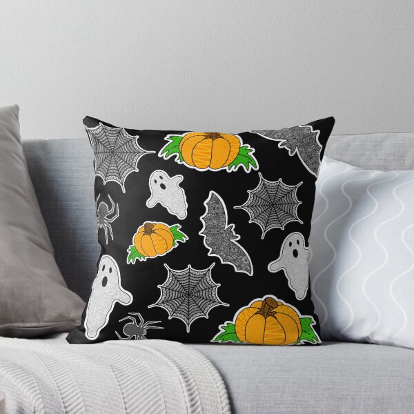 Item preview, October Halloween – Spooky Zentangle Night Pattern designed and sold by FioreDiCiliegio.