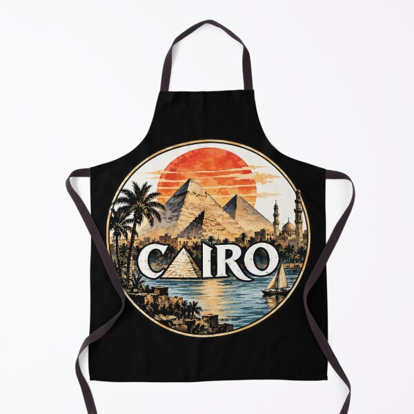 Item preview, Cairo Egypt Piramids Watercolor Art designed and sold by TomFrontierArt.