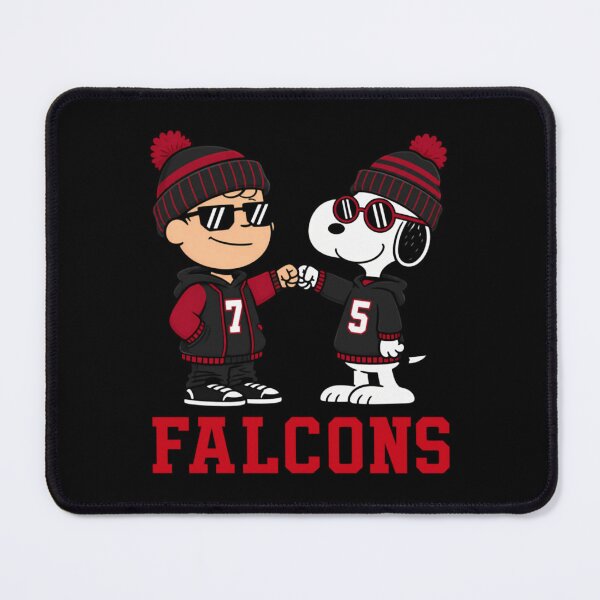 Item preview, Snoopy and Charlie Brown Atlanta Falcons Retro Football Fan designed and sold by PasqualeMurphy.