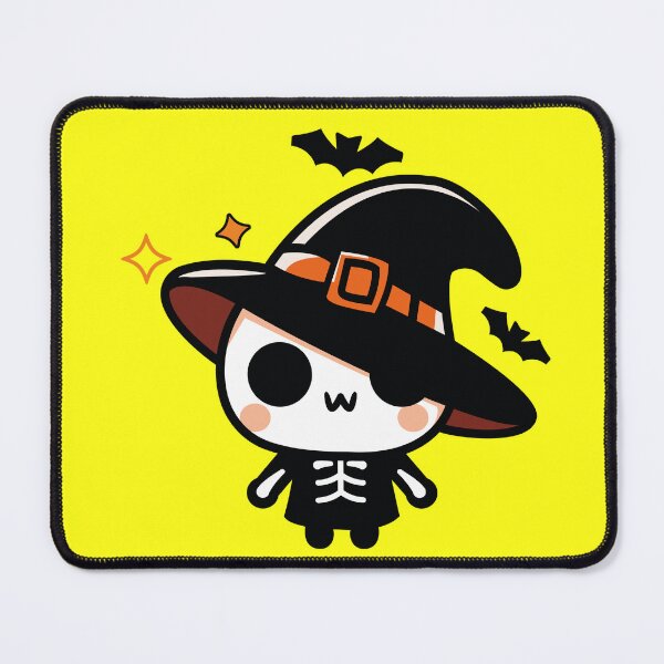 Item preview, Cute Chibi Skeleton Witch Halloween Kawaii designed and sold by SolutionsArt.